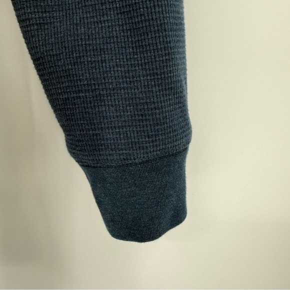 Duluth Trading Shirt Jacket Mens Size M Fleece Lined Blue Button Burly Shacket - Picture 8 of 15